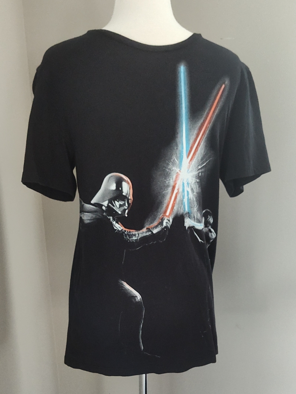 Old Navy Black Star Wars Lightsaber Duel Tee